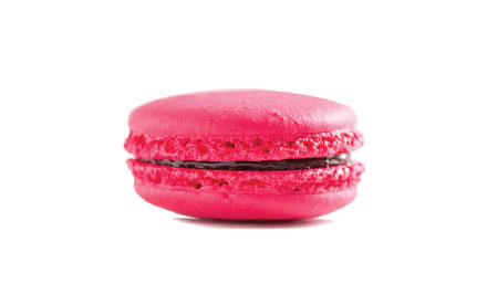 Framboos Rose Macaron